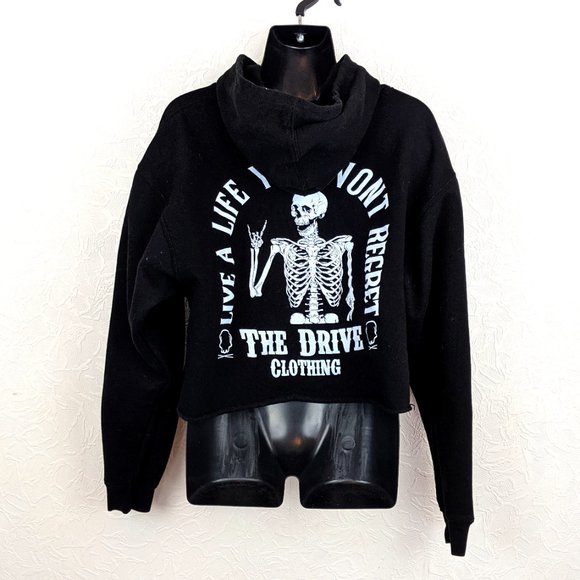 THE DRIVE CLOTHING Cropped Hoodie - Picture 4 of 5